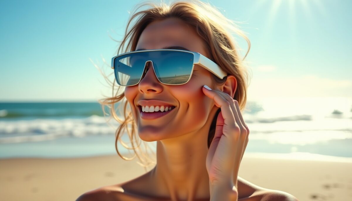 Lunettes Samsung : une expérience étonnante mêlant technologie et crème solaire