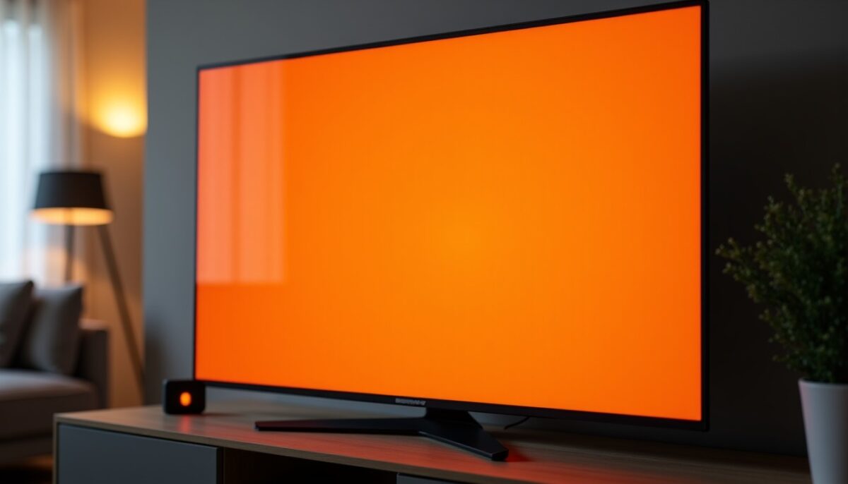 Écran TV Orange en plein écran : découvrir les causes et comment y remédier efficacement